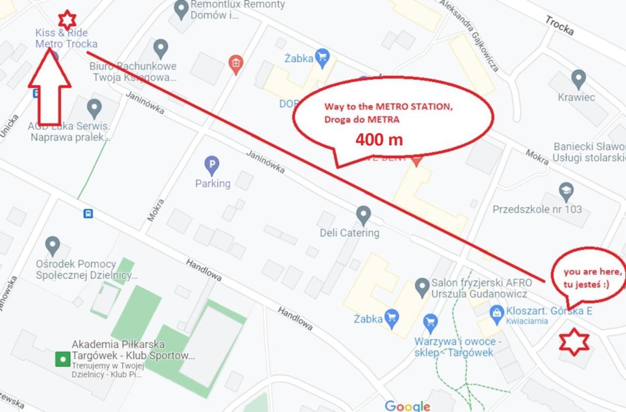 Metro Trocka Apartment Varşova Dış mekan fotoğraf